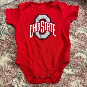 Ohio State Red Baby Onesie